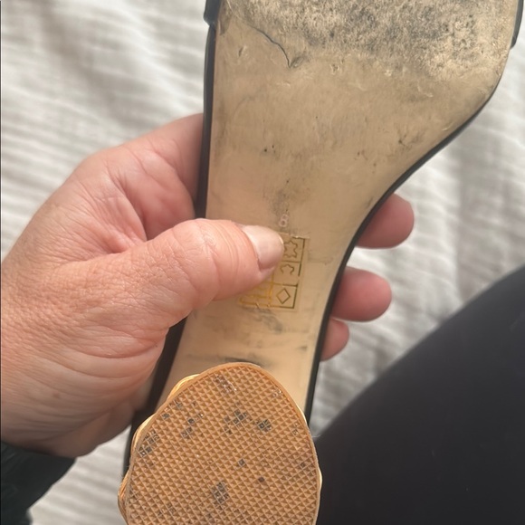 Jeffrey Campbell for anthropology retro look Black and wicker Sandal Heels Sz 8 - Picture 5 of 5